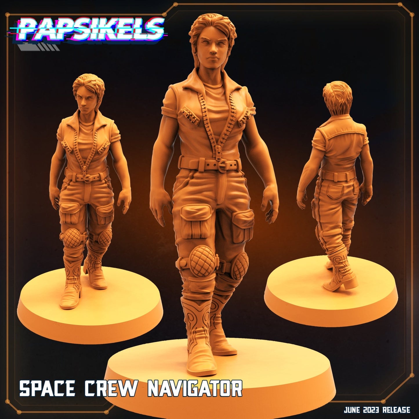 Dropship Crew Miniature - E - 32mm
