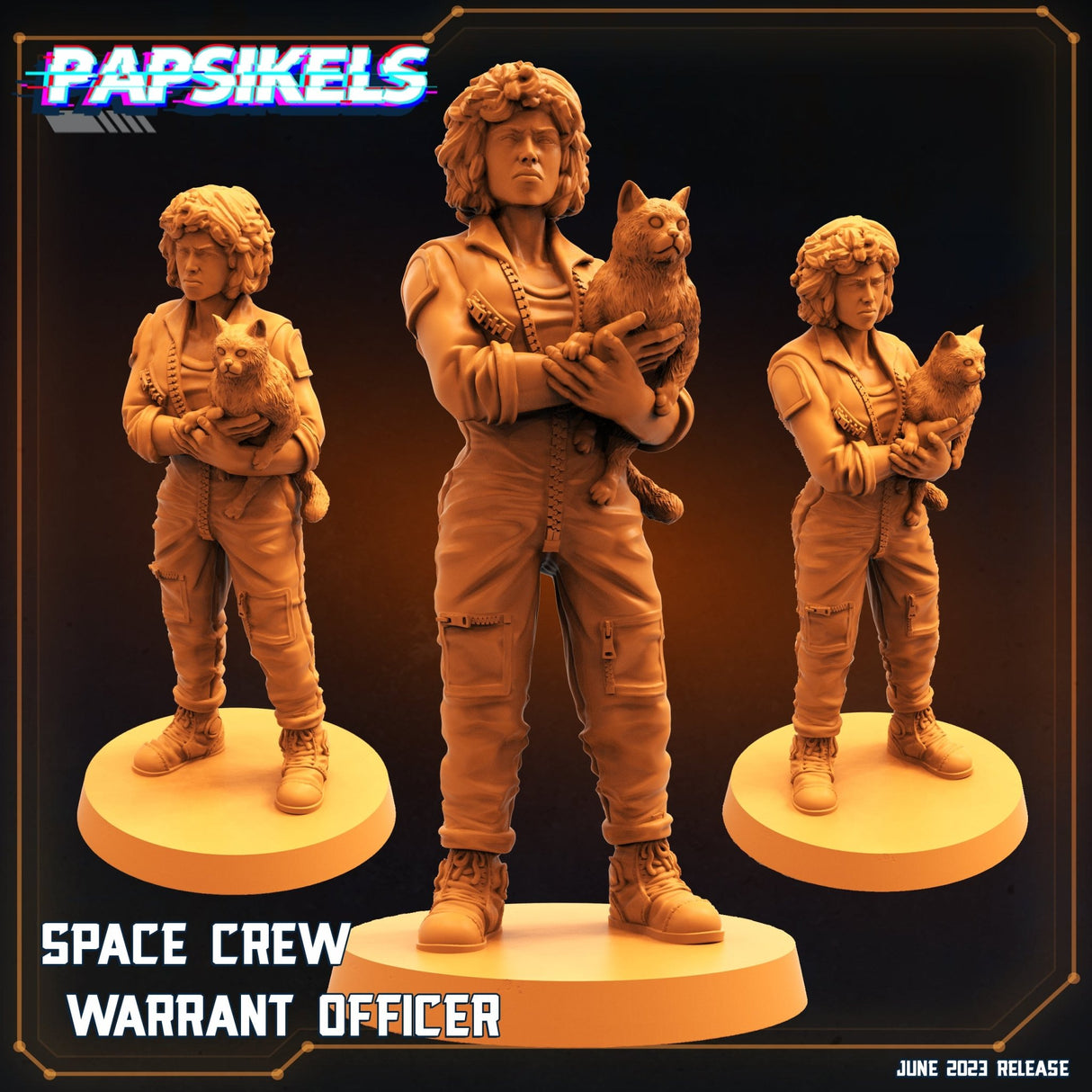 Dropship Crew Miniature | G - Tabletop RPG & D&D miniature. Perfect for wargaming & collectors