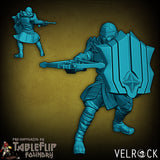 Druid or Monk warrior Soldiers Miniature | A - Tabletop RPG & D&D miniature. Perfect for wargaming & collectors