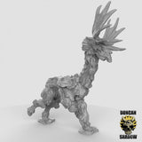 Dryad deer Miniature | Right - Tabletop RPG & D&D miniature. Perfect for wargaming & collectors