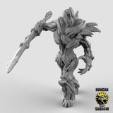 Dryad Spear Miniature | B - Tabletop RPG & D&D miniature. Perfect for wargaming & collectors