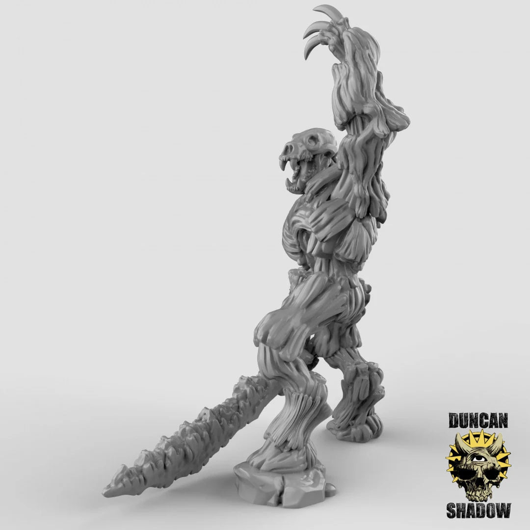 Dryad Treant Miniature - B - 28mm