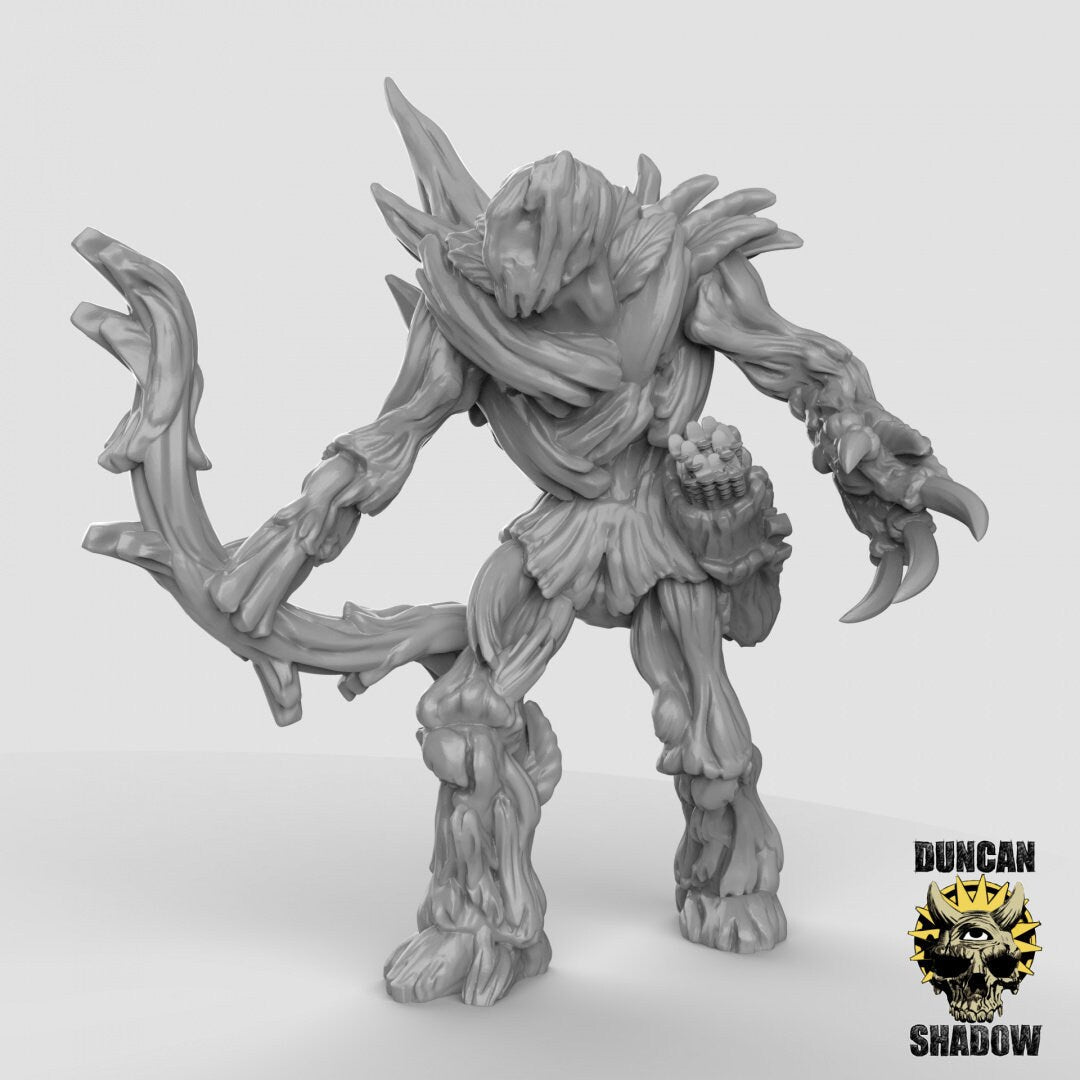 Dryad with Bows Miniature | C - Tabletop RPG & D&D miniature. Perfect for wargaming & collectors