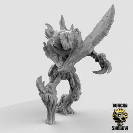 Dryad with Swords Miniature | A - Tabletop RPG & D&D miniature. Perfect for wargaming & collectors