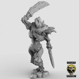 Dryad with Swords Miniature | B - Tabletop RPG & D&D miniature. Perfect for wargaming & collectors