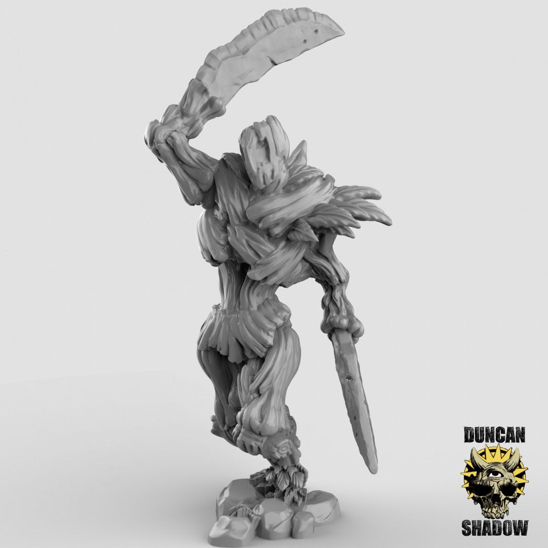 Dryads with Swords Miniature - Middle - 28mm