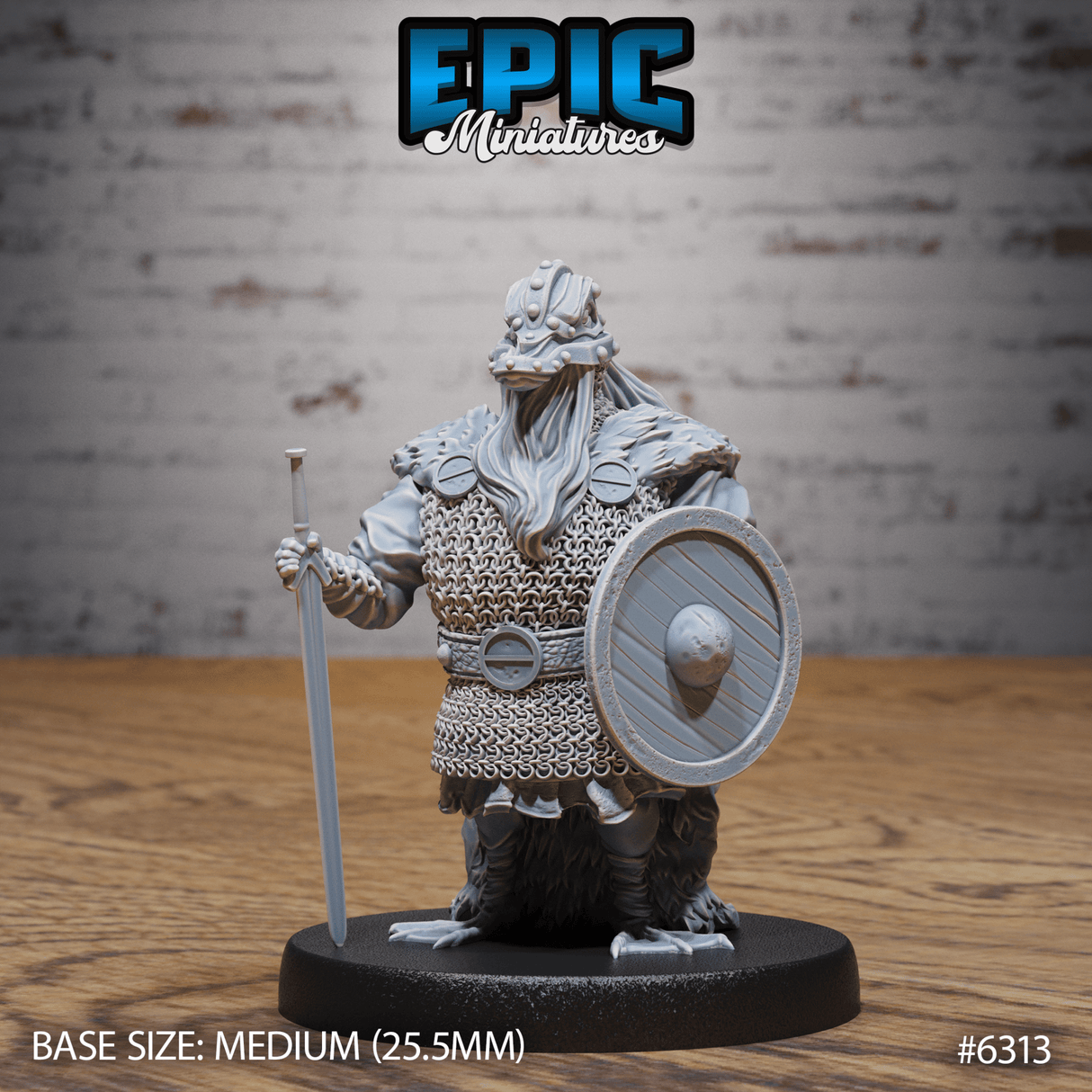 Duck Bandit Miniature | A - Tabletop RPG & D&D miniature. Perfect for wargaming & collectors