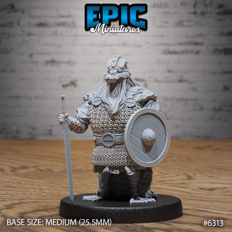 Duck Bandit Miniature | A - Tabletop RPG & D&D miniature. Perfect for wargaming & collectors