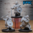 Duck Bandit Miniature | Set of 3 - Tabletop RPG & D&D miniature. Perfect for wargaming & collectors