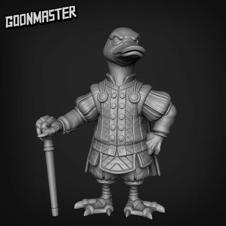 Duck Folk Noble Miniature | A - Tabletop RPG & D&D miniature. Perfect for wargaming & collectors