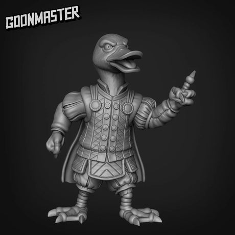 Duck Folk Noble Miniature | C - Tabletop RPG & D&D miniature. Perfect for wargaming & collectors