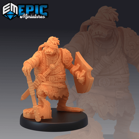 Duck Warriors Miniature | B - Tabletop RPG & D&D miniature. Perfect for wargaming & collectors