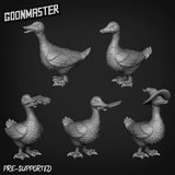 Ducks Miniature | Top Left - Tabletop RPG & D&D miniature. Perfect for wargaming & collectors