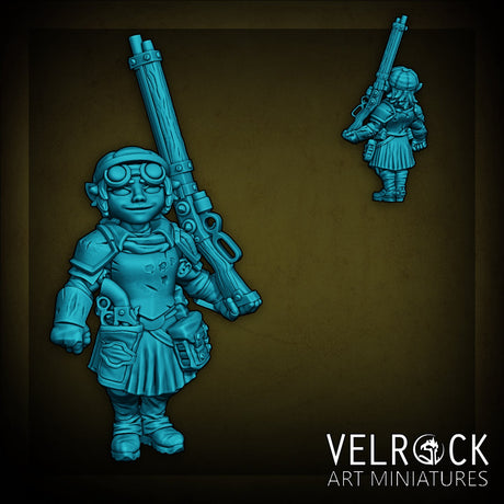 Dune Wild West Sci Fi Squad Miniature | C - Tabletop RPG & D&D miniature. Perfect for wargaming & collectors