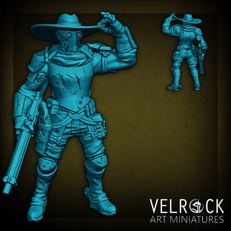 Dune Wild West Sci Fi Squad Miniature | G - Tabletop RPG & D&D miniature. Perfect for wargaming & collectors