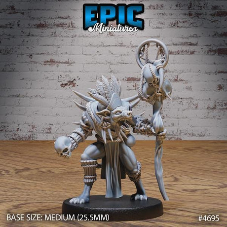 Dungeon and dragon Gnoll Miniature | 4695 - Tabletop RPG & D&D miniature. Perfect for wargaming & collectors