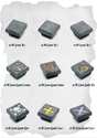 Dungeon Blocks Arcane Symbols & Ground Tile Pack (UD 045 to UD 053) | Set of 9 - Tabletop RPG & D&D miniature. Perfect for wargaming & collectors