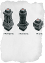 Dungeon Blocks Elevation & Key Structure Pack (UD 090 to UD 092) | Set of 3 - Tabletop RPG & D&D miniature. Perfect for wargaming & collectors