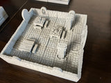 Dungeon Blocks Entrance Hall Room Pack | Cultist Dungeon Tile Set (without Miniatures) - Tabletop RPG & D&D miniature. Perfect for wargaming & collectors
