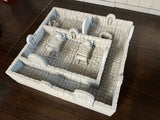 Dungeon Blocks Guard Quarters Room Pack | Cultist Dungeon Tile Set (without Miniatures) - Tabletop RPG & D&D miniature. Perfect for wargaming & collectors