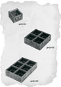 Dungeon Blocks Level Grid Pack | UD - 911 Level Grid 1x1 - Tabletop RPG & D&D miniature. Perfect for wargaming & collectors