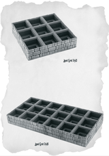 Dungeon Blocks Level Grid Pack | UD - 911 Level Grid 1x1 - Tabletop RPG & D&D miniature. Perfect for wargaming & collectors
