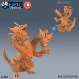 Dungeon Hydra Miniature | B - Tabletop RPG & D&D miniature. Perfect for wargaming & collectors