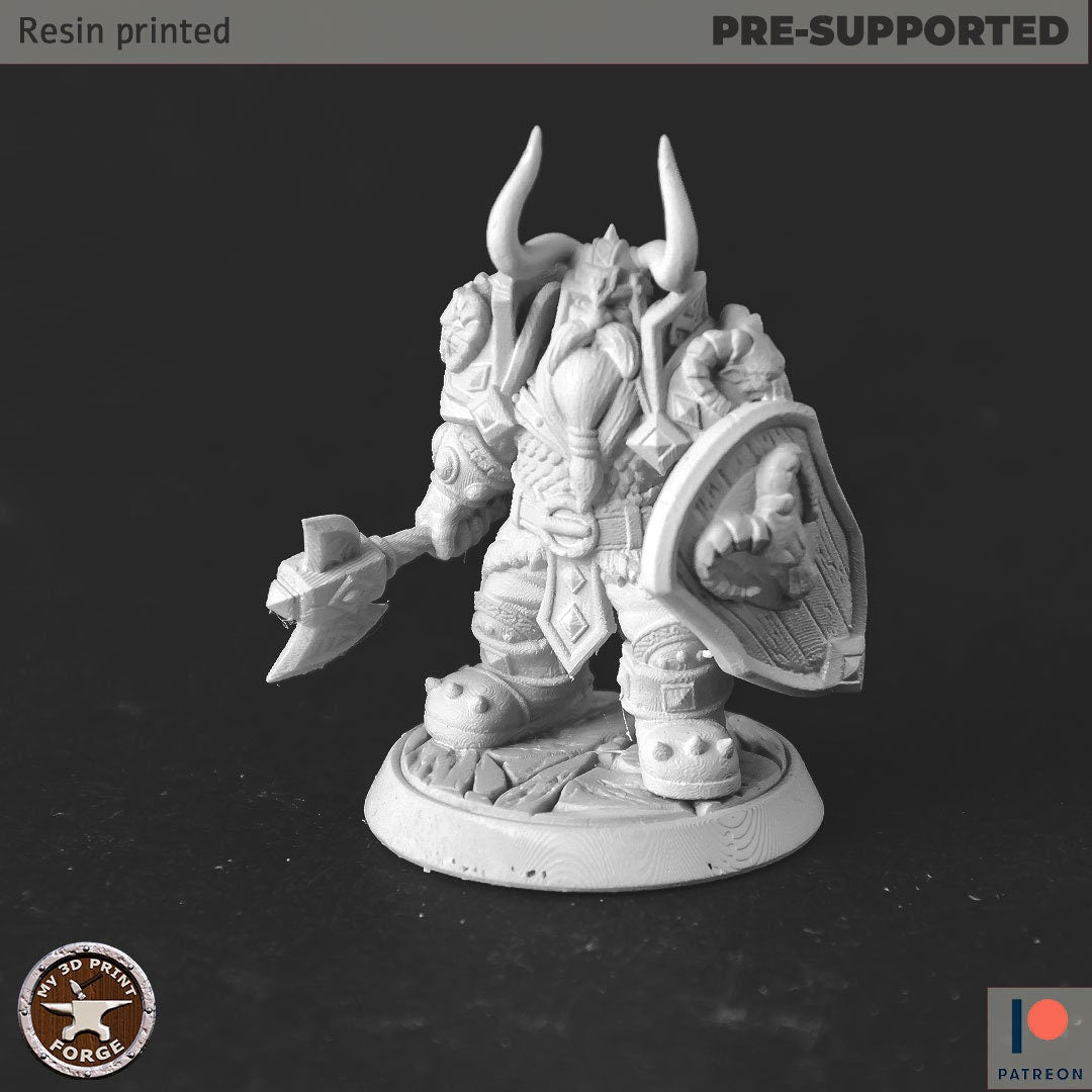 Dwarf Army Miniature | Full Set All Models - Tabletop RPG & D&D miniature. Perfect for wargaming & collectors