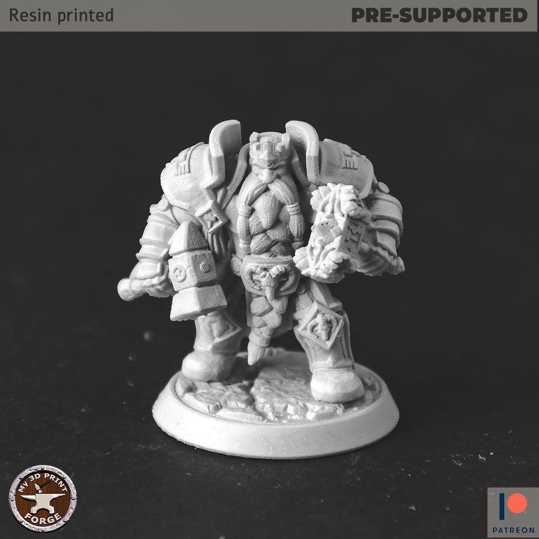 Dwarf Army Miniature - Full Set All Models - 28mm