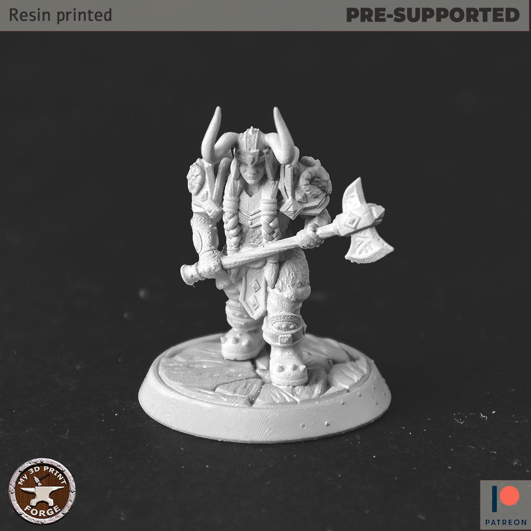 Dwarf Army Miniature | Full Set All Models - Tabletop RPG & D&D miniature. Perfect for wargaming & collectors
