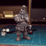 Dwarf Bundle Miniature | C - Tabletop RPG & D&D miniature. Perfect for wargaming & collectors