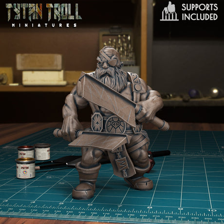 Dwarf Bundle Miniature | C - Tabletop RPG & D&D miniature. Perfect for wargaming & collectors