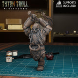 Dwarf Bundle Miniature | D - Tabletop RPG & D&D miniature. Perfect for wargaming & collectors