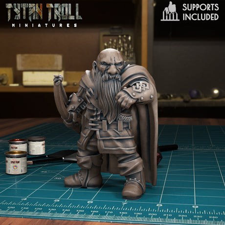Dwarf Bundle Miniature | F - Tabletop RPG & D&D miniature. Perfect for wargaming & collectors