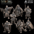 Dwarf Bundle Miniature | Set of 6 - Tabletop RPG & D&D miniature. Perfect for wargaming & collectors