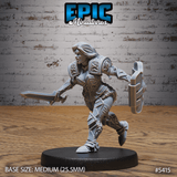 Dwarf Female Bandit Miniature | B - Tabletop RPG & D&D miniature. Perfect for wargaming & collectors