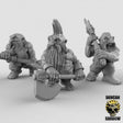 Dwarf barbarians Miniature | Set of 3 - Tabletop RPG & D&D miniature. Perfect for wargaming & collectors