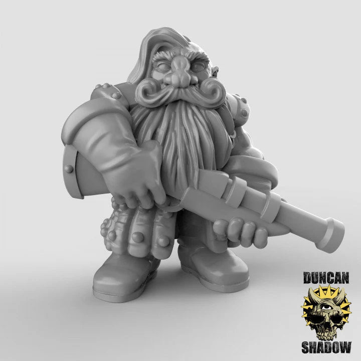 Dwarf Group Miniature - B - 28mm