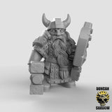 Dwarf Paladins | B - Tabletop RPG & D&D miniature. Perfect for wargaming & collectors