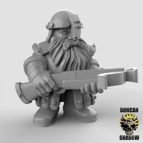 Dwarf Crossbowmen | C - Tabletop RPG & D&D miniature. Perfect for wargaming & collectors