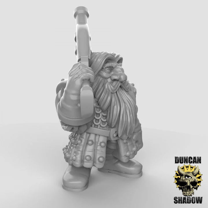 Dwarf Group Miniature - C - 28mm