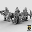 Dwarf miners set | Set of 3 - Tabletop RPG & D&D miniature. Perfect for wargaming & collectors