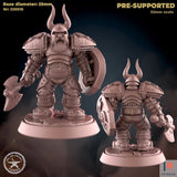 Dwarf Guards Miniature | B - Tabletop RPG & D&D miniature. Perfect for wargaming & collectors