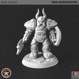 Dwarf Guards Miniature | B - Tabletop RPG & D&D miniature. Perfect for wargaming & collectors