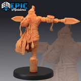 Dwarf Monk Miniature | C - Tabletop RPG & D&D miniature. Perfect for wargaming & collectors