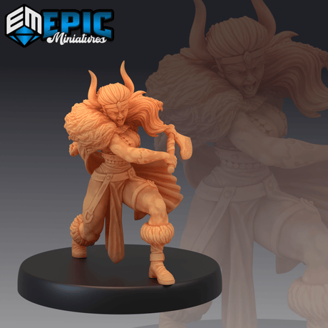 Dwarf Princess Miniature | B - Tabletop RPG & D&D miniature. Perfect for wargaming & collectors