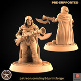 Dwarf Ranger Miniature | 265 - Tabletop RPG & D&D miniature. Perfect for wargaming & collectors