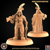 Dwarf Ranger Miniature | 266 - Tabletop RPG & D&D miniature. Perfect for wargaming & collectors