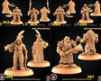 Dwarf Ranger Miniature | Full Set All Models - Tabletop RPG & D&D miniature. Perfect for wargaming & collectors