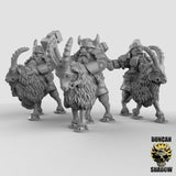 Dwarf Riders Miniature | Set of 3 - Tabletop RPG & D&D miniature. Perfect for wargaming & collectors